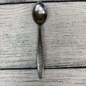 Vintage TWA Airline Stainless Steel Basketweave Teaspoon 6"